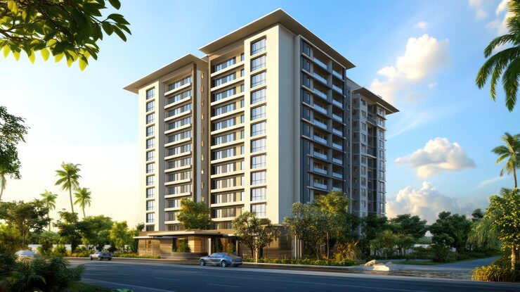 Citadel Callista under construction 4 BHK apartments in Kadri Mangalore