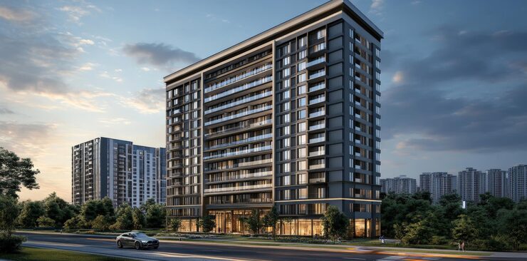 Poorvi Estella under construction 2,3 and 4 BHK luxury apartments at Bejai Mangalore