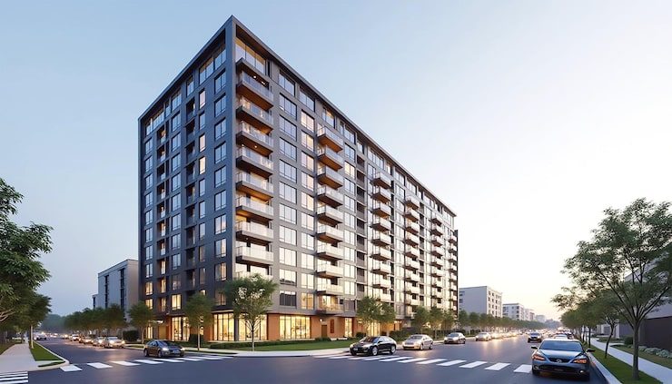 Northern City B Block under construction 2 and 3 BHK apartments in Pumpwell Mangalore